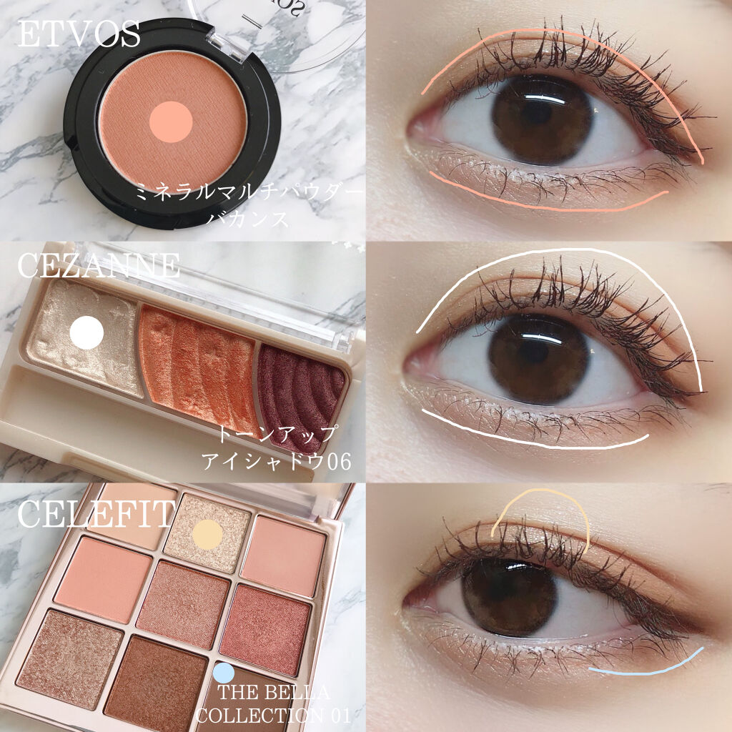 The Bella collection eyeshadow palette/CELEFIT/アイシャドウパレットを使ったクチコミ（2枚目）