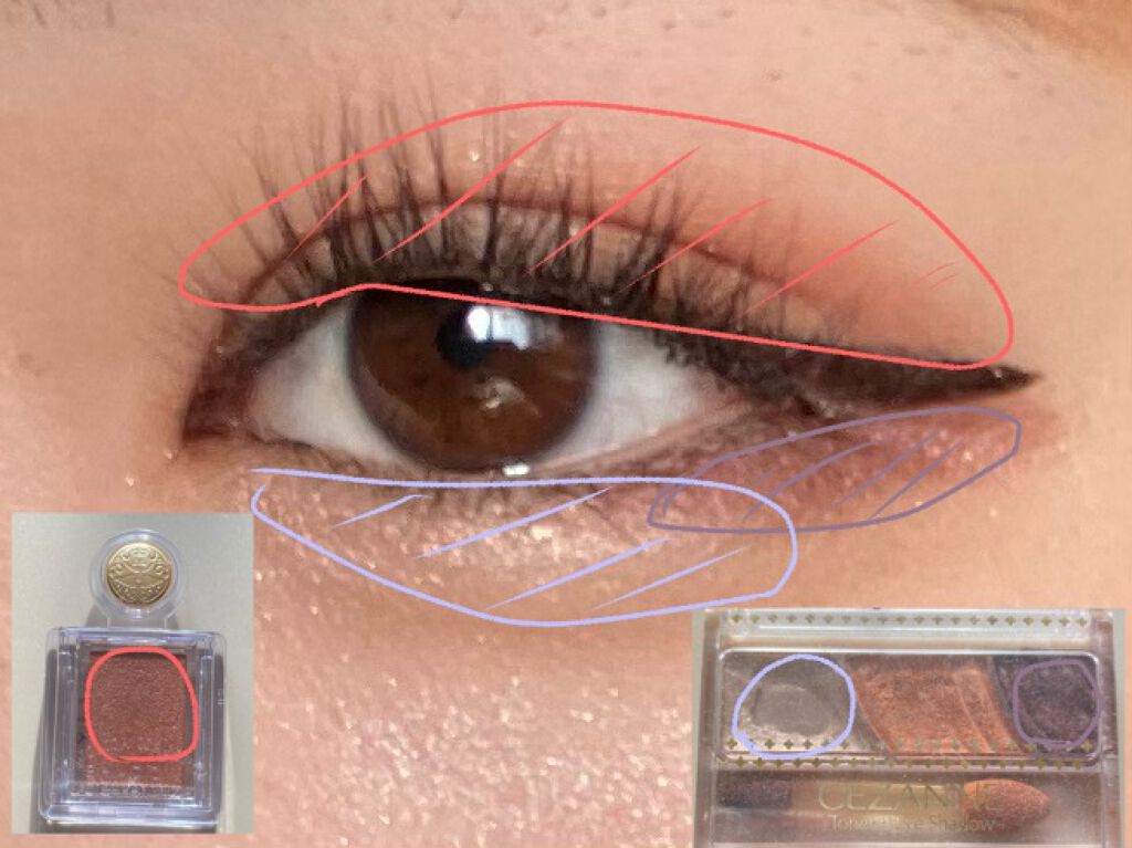 シャドーカスタマイズ/MAJOLICA MAJORCA/単色アイシャドウを使ったクチコミ(3枚目)