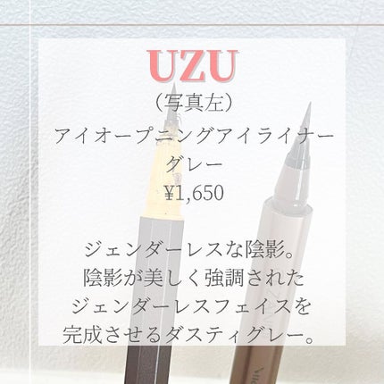EYE OPENING LINER/UZU BY FLOWFUSHI/リキッドアイライナーを使ったクチコミ(5枚目)