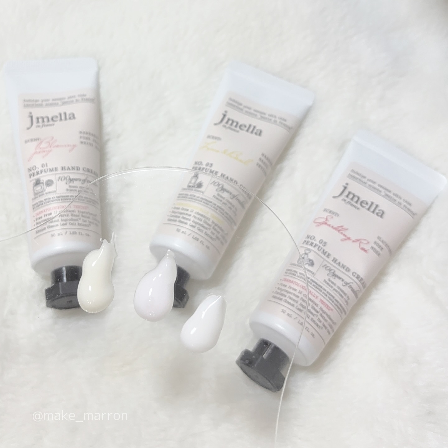 フェイバリットパフュームハンドクリーム/jmella/ハンドクリームを使ったクチコミ（3枚目）