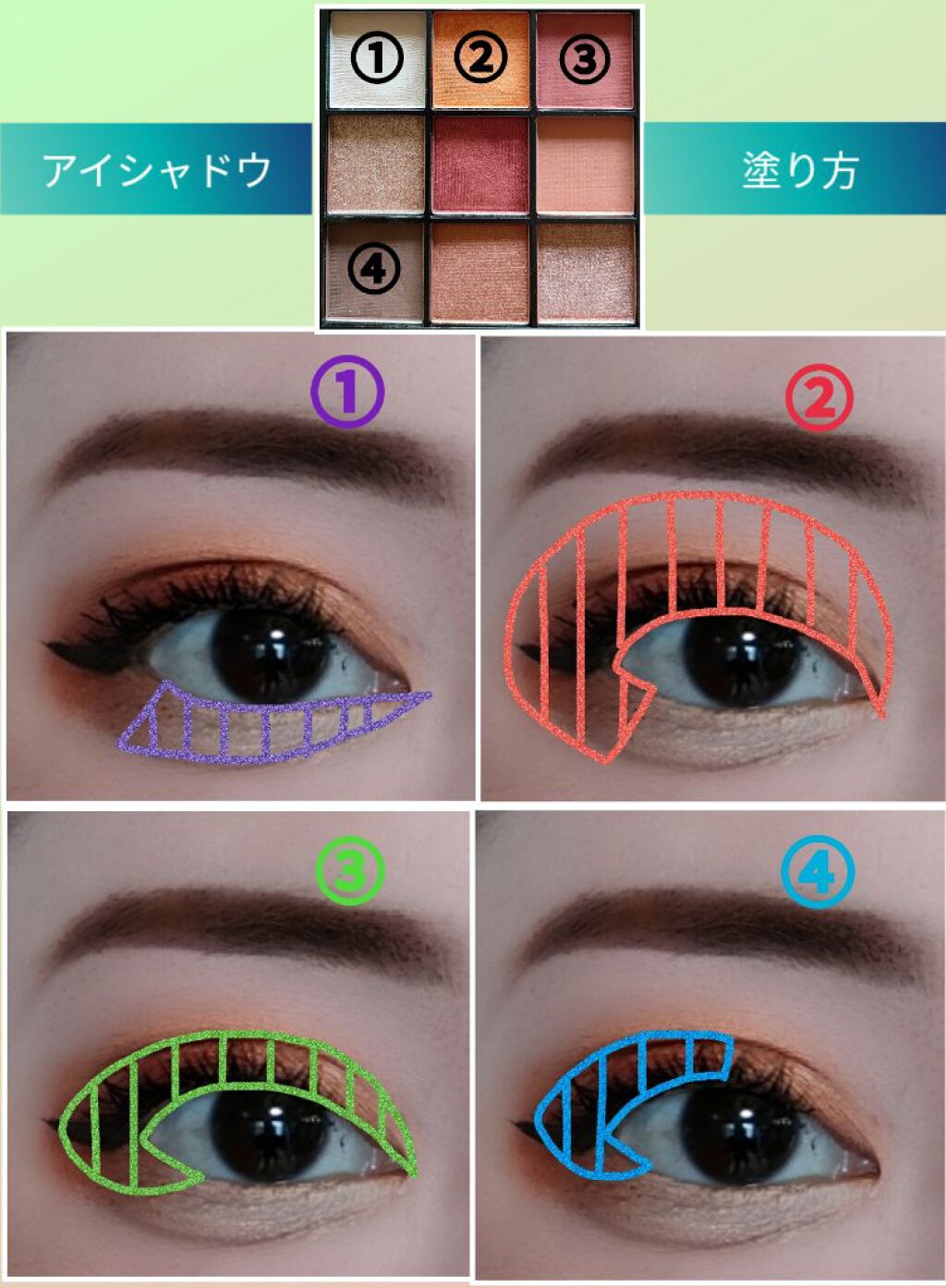 カラーインク シャドウ/MAYBELLINE NEW YORK/ジェル・クリームアイシャドウを使ったクチコミ（2枚目）