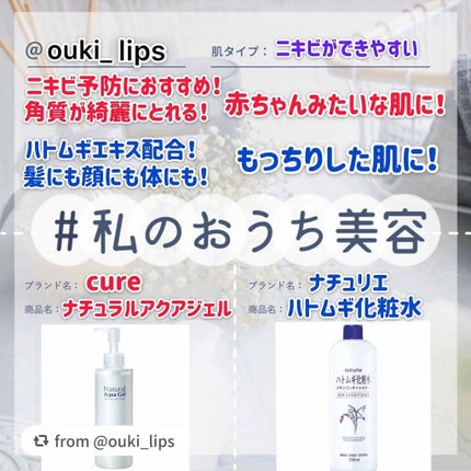 ハトムギ化粧水(ナチュリエ スキンコンディショナー R )/ナチュリエ/化粧水を使ったクチコミ(1枚目)