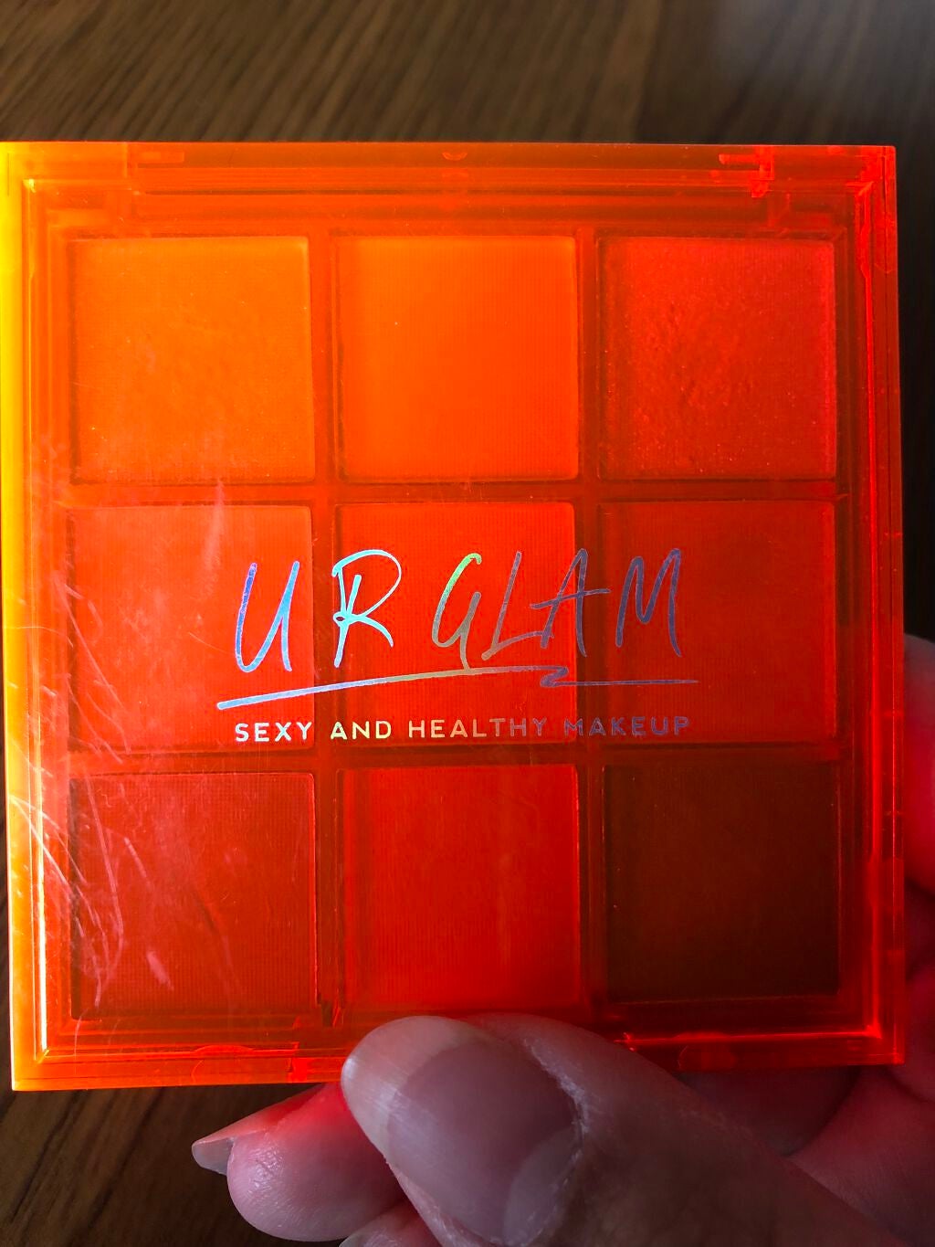 あーりん on LIPS 「ダイソーのURGLAMURGLAMブルーミングアイカラーパレッ..」(2枚目)