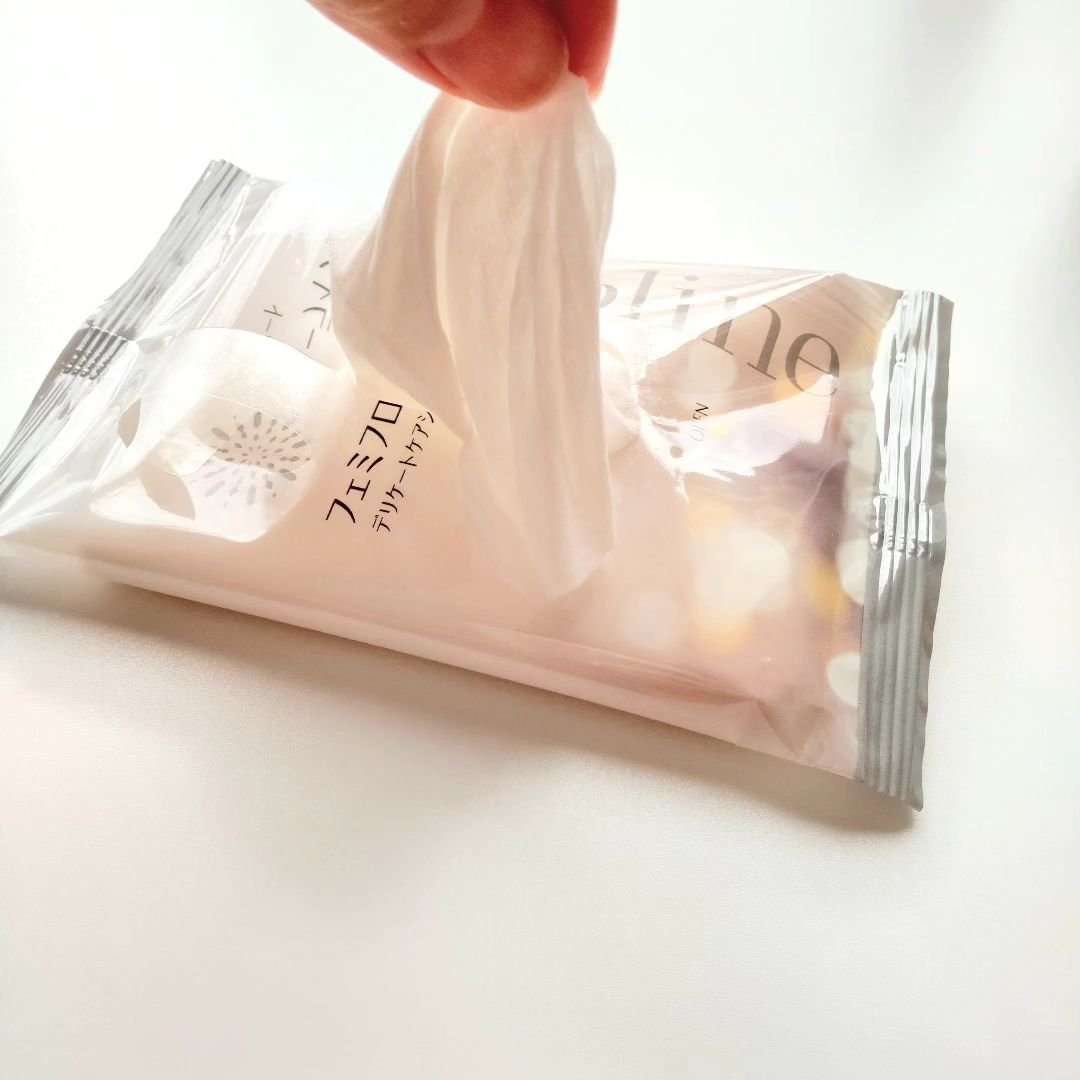 フェミフローライン　デリケートケアシート/わかもと製薬/デリケートゾーンケアを使ったクチコミ（2枚目）