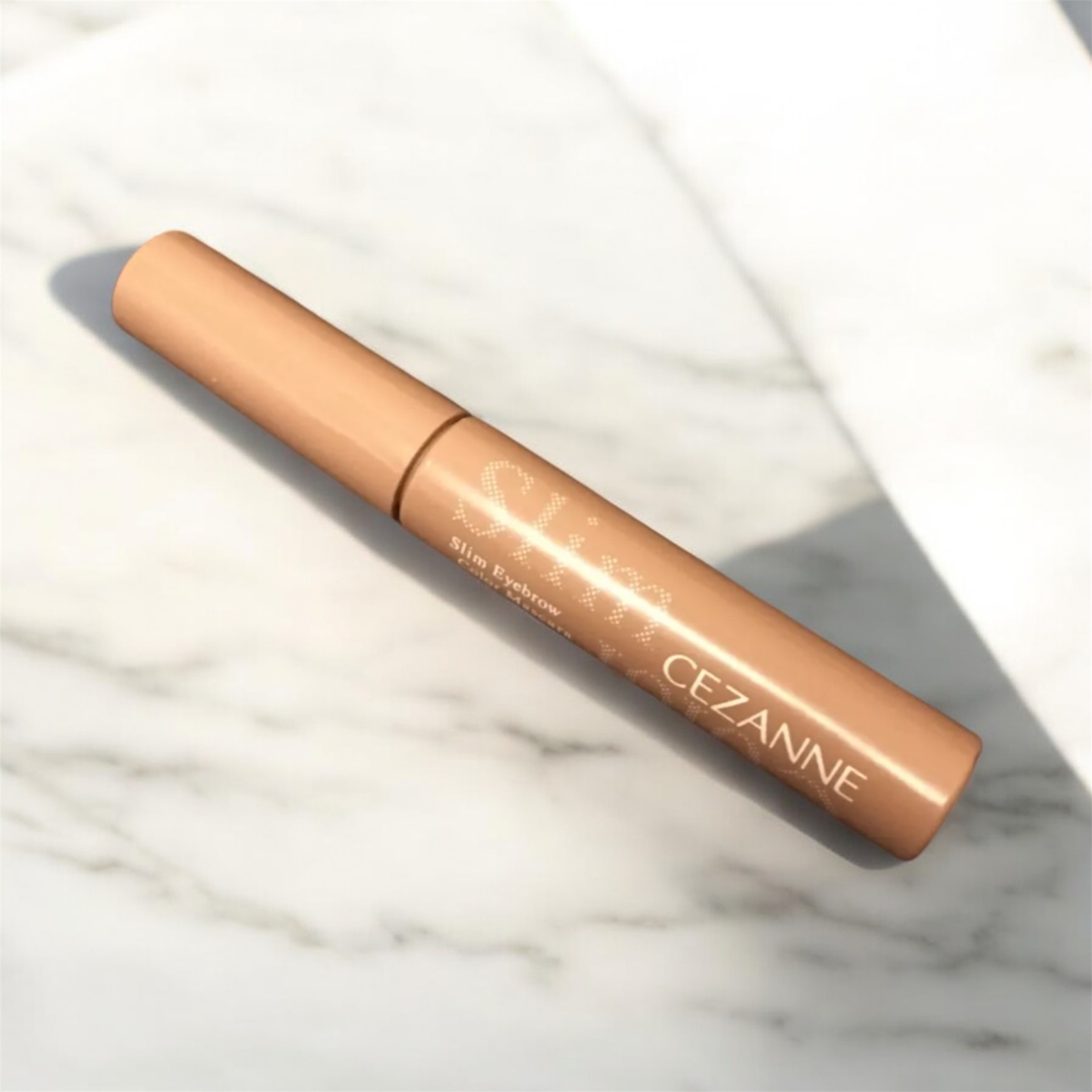 極細アイブロウマスカラ C1 ピンクブラウン/CEZANNE/眉マスカラを使ったクチコミ（2枚目）