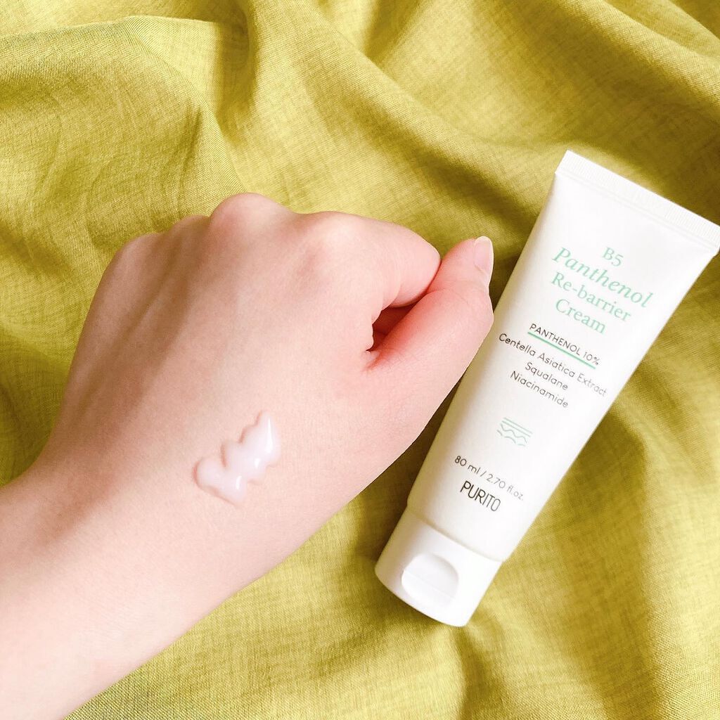 B5パンテノールリバリアクリーム/PURITO/フェイスクリームを使ったクチコミ(3枚目)