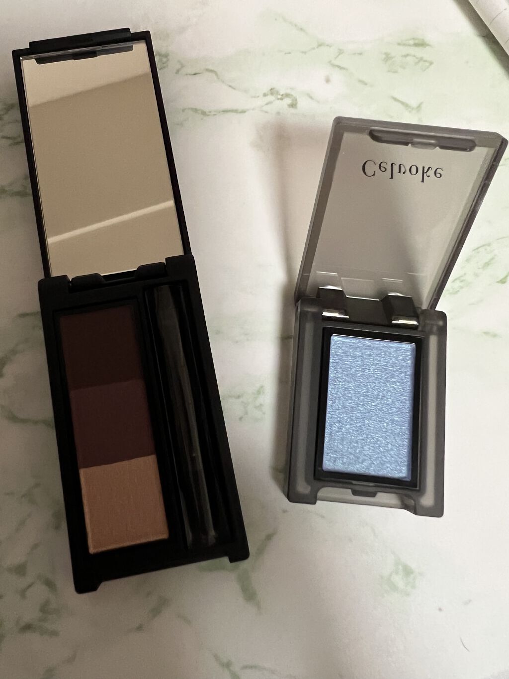 セルヴォーク ヴォランタリー アイズ 23 ライトブルー/Celvoke/単色アイシャドウを使ったクチコミ（1枚目）