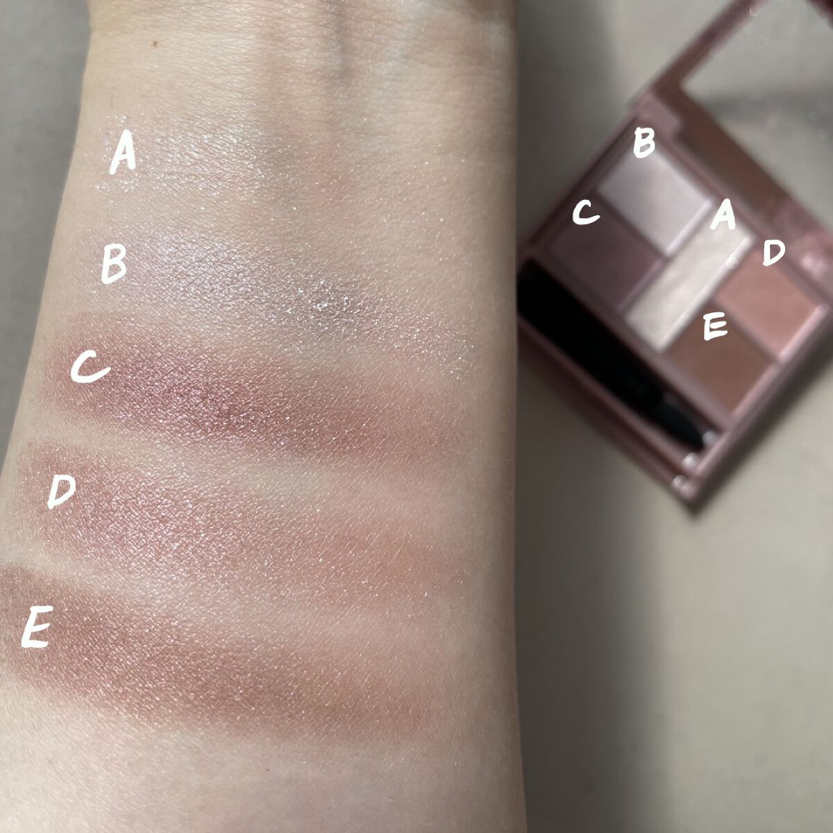 パーフェクトスタイリストアイズ 26 ミラージュモーヴ/キャンメイク/アイシャドウパレットを使ったクチコミ（2枚目）