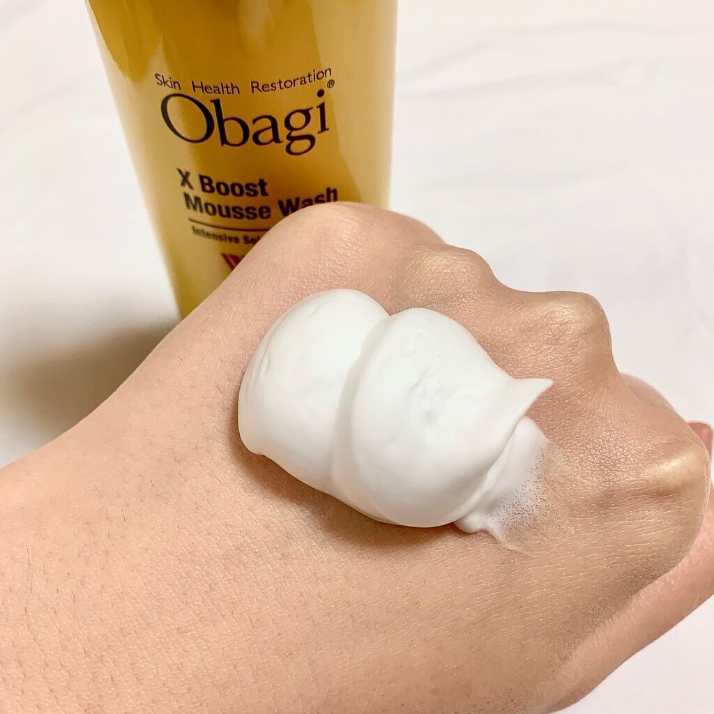 オバジX ブーストムースウォッシュ｜オバジの効果に関する口コミ