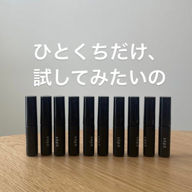 sopo カラーマスカラのクチコミ「カラーマスカラって挑戦してみたいけどハードル高い💭
そもそも1本買っても使い切る自信ない💭

.....」（1枚目）