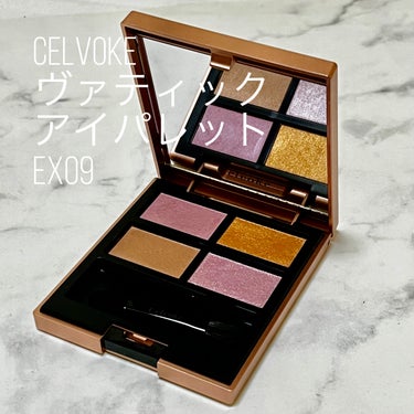 Celvoke ヴァティック アイパレットのクチコミ「セルヴォーク
新作限定パレット
今回もさすがです^_^

モーブ系のパープルピンク
とキラキラ.....」（1枚目）