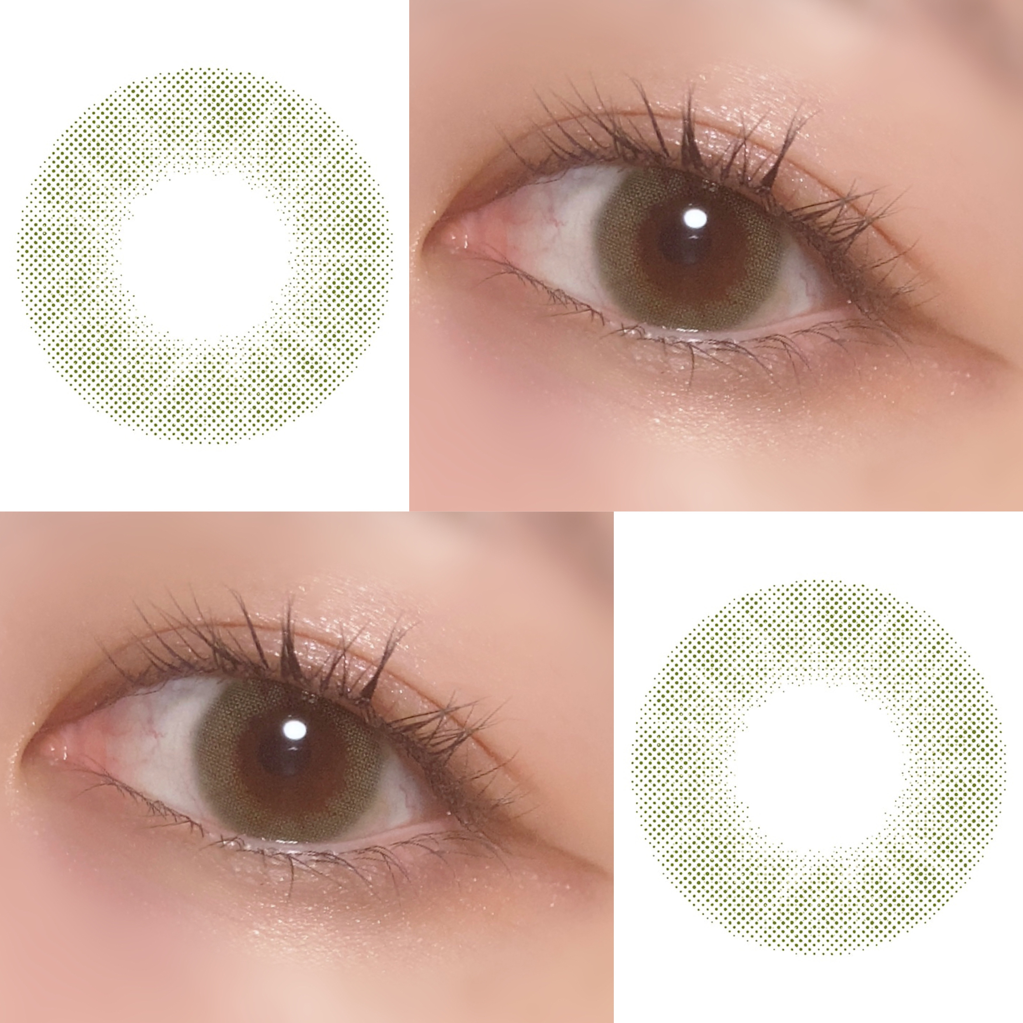 perse 1day パームグリーン/perse/ワンデー（１DAY）カラコンを使ったクチコミ（2枚目）