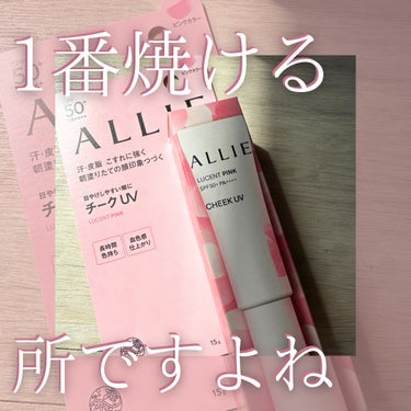 買ってすぐお気に入りになったチーク😊

気づいたら買ってから数ヶ月経ってた…
今更ながらレビューします🙋‍♀️笑

まだまだこれから紫外線も強くなっていくので
メイクしながら日焼け対策できるアリィーのこ