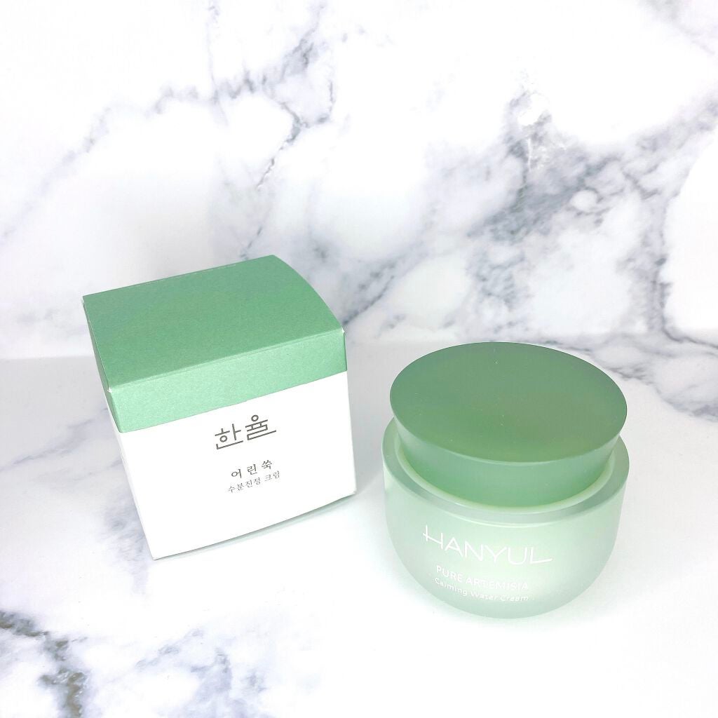 ピュアアルテミシア カーミングウォータークリーム/HANYUL(ハンユル)/フェイスクリームを使ったクチコミ(1枚目)