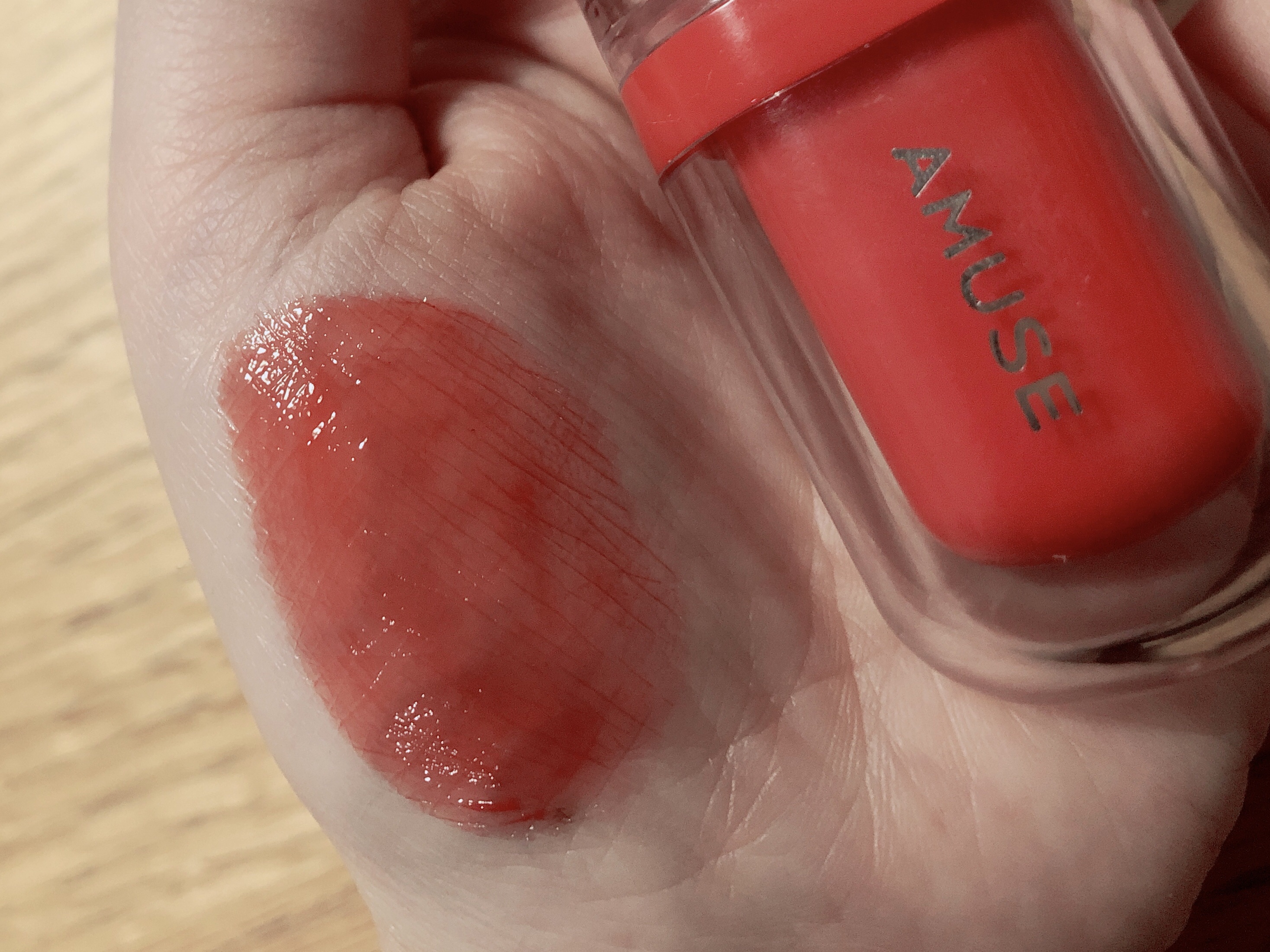 ジェルフィットティント 東京チェリー/AMUSE/リップティントを使ったクチコミ（3枚目）