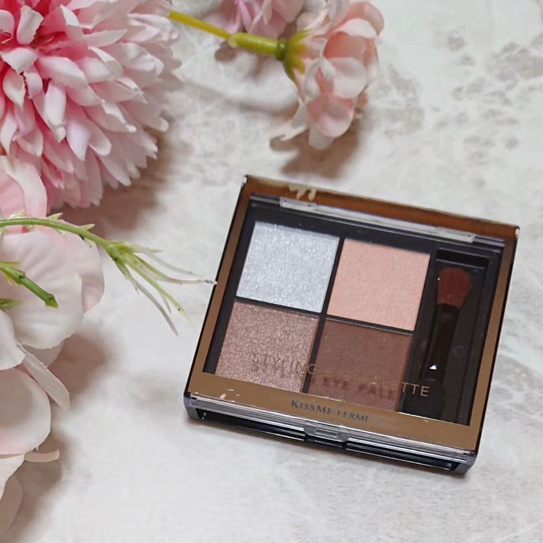 キスミー フェルム スタイリングアイパレット/キスミー フェルム/アイシャドウパレットを使ったクチコミ(3枚目)