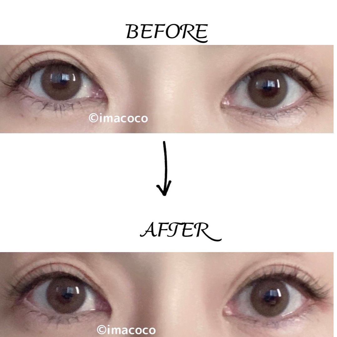 付けまつげ用プロ級まつげパーマ 小悪魔ギザギザロット セット (L)/アルファP/つけまつげを使ったクチコミ（3枚目）