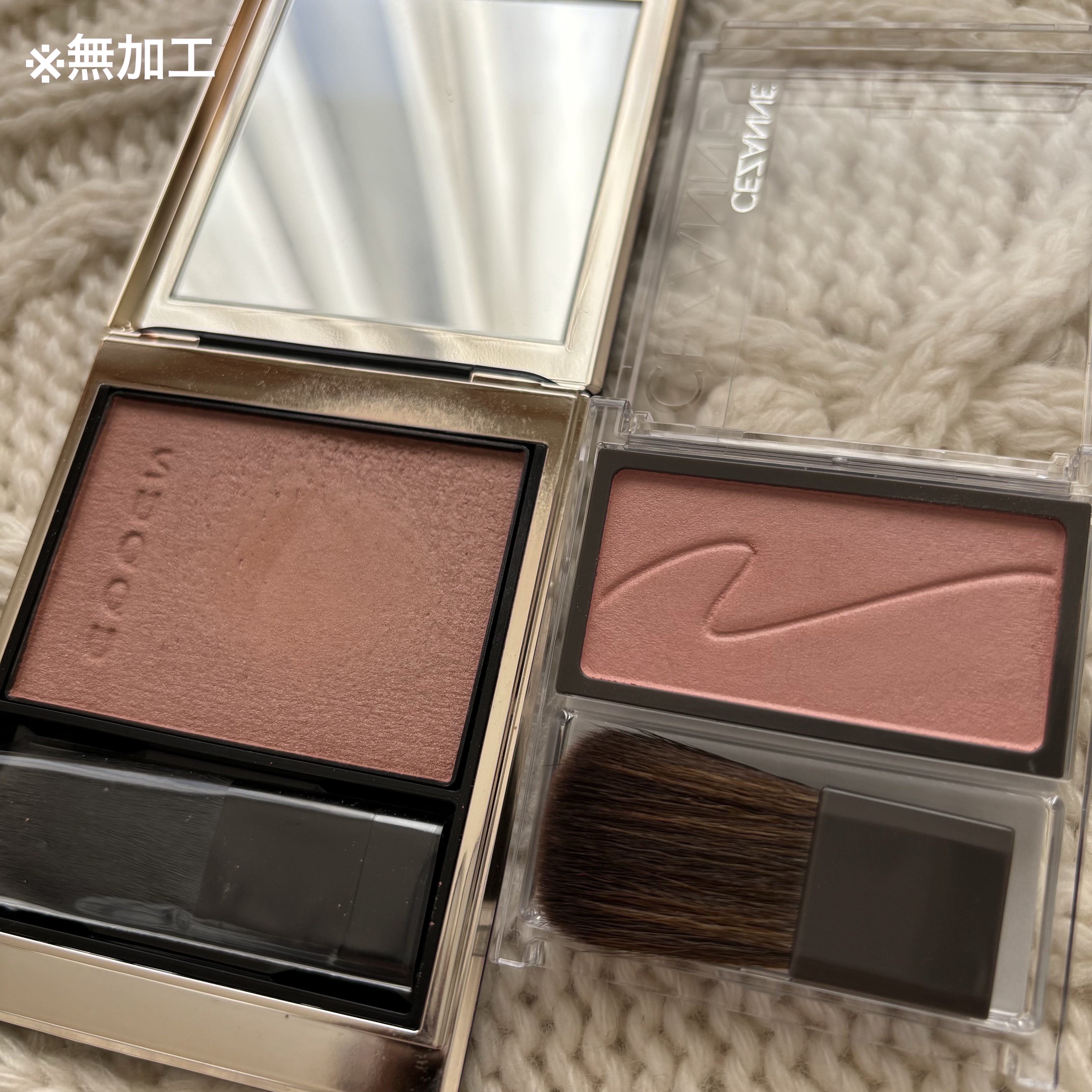 メルティング パウダー ブラッシュ/SUQQU/パウダーチークを使ったクチコミ（2枚目）