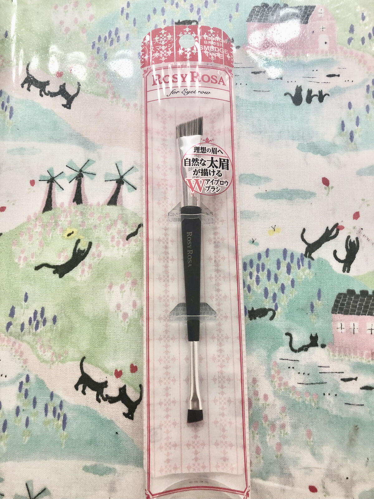 ダブルエンドアイブロウブラシ スマッジタイプ/ロージーローザ/メイクブラシを使ったクチコミ（1枚目）