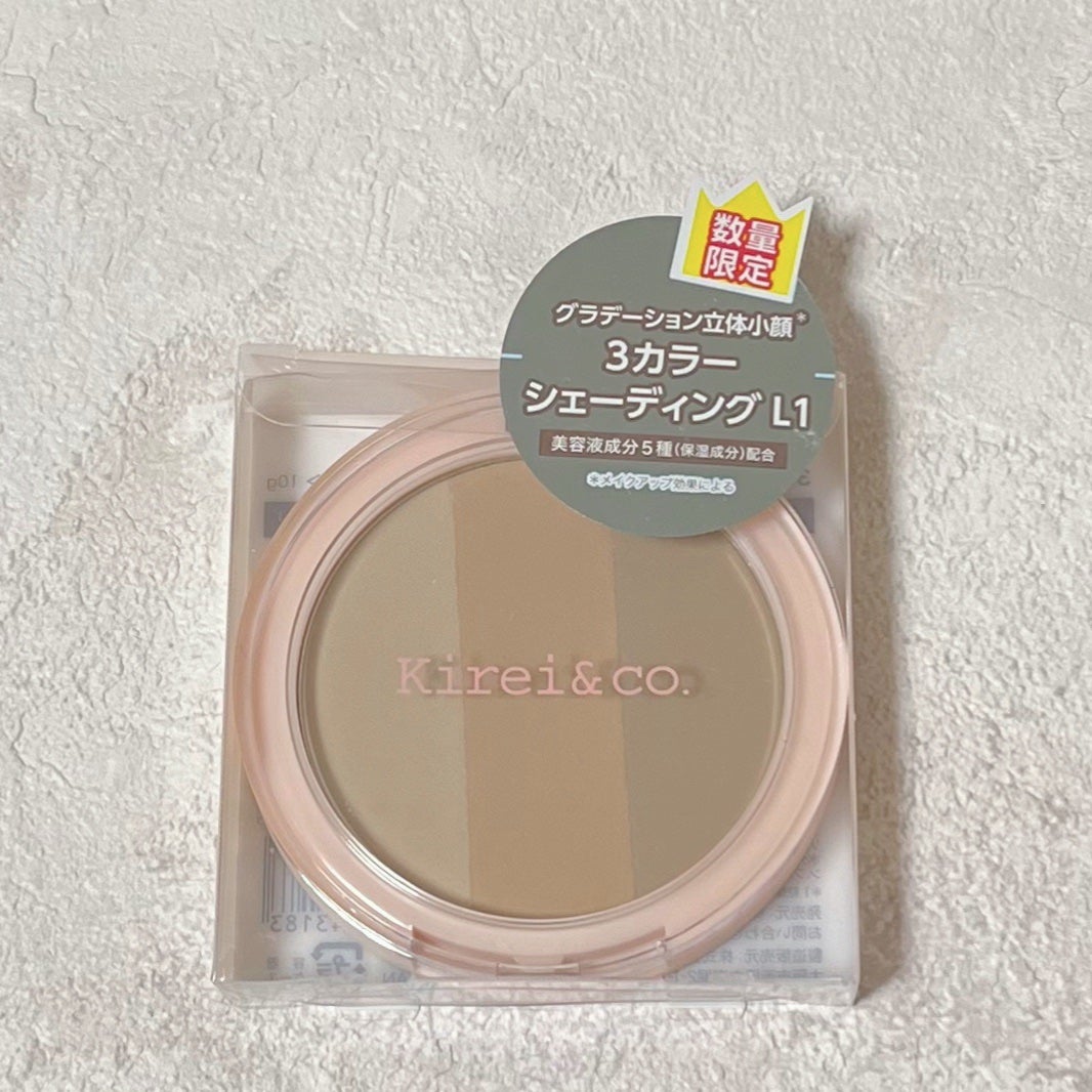 3カラーシェーディングパレット/Kirei&co./シェーディングを使ったクチコミ(6枚目)