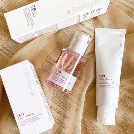 Nightingale(ナイチンゲール) CEPACICA CREAM  のクチコミ「ナイチンゲール
セパシカアンプル・クリーム
最近よく見かける韓国コスメブランド『ナイチンゲー.....」(1枚目)