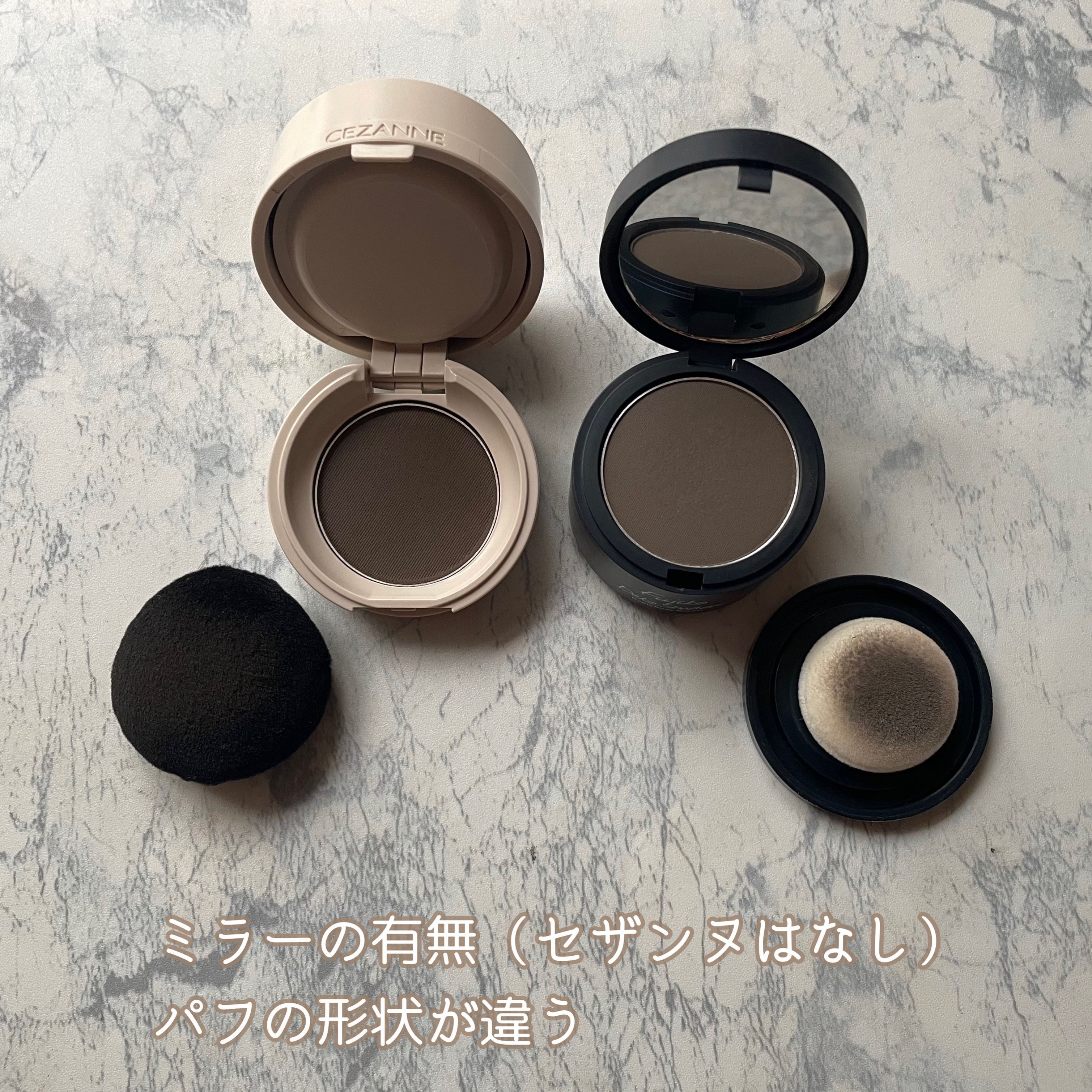 ヘアメイクパウダー/CEZANNE/ヘアケア・スタイリングを使ったクチコミ（2枚目）