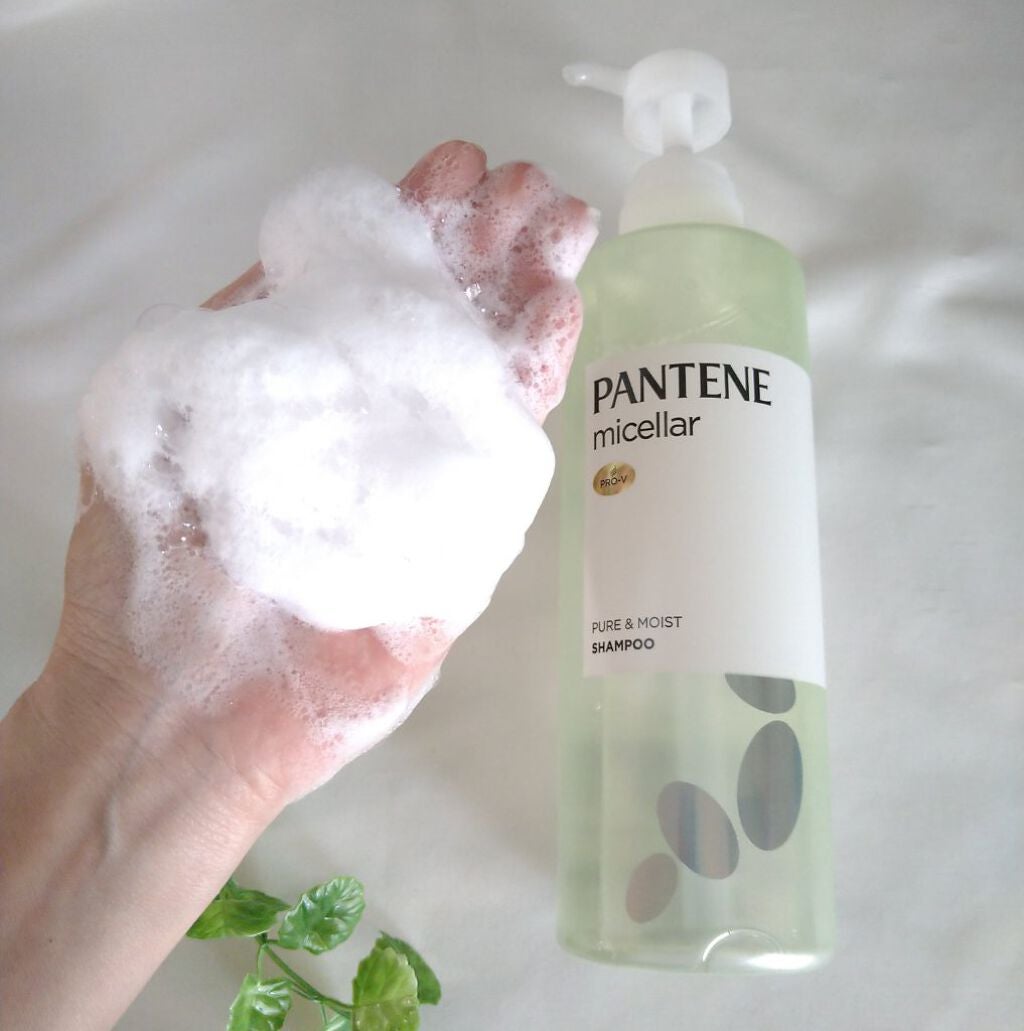 PRO-V ミセラー ピュア&モイスト ノンシリコンシャンプー/トリートメント/パンテーン/市販シャンプーを使ったクチコミ(3枚目)
