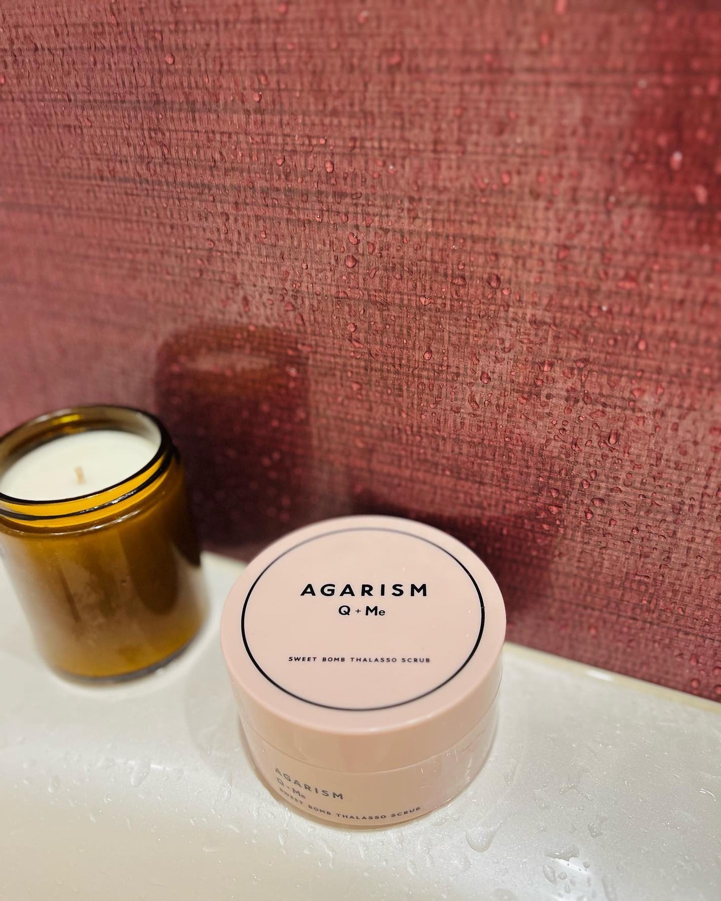 Q+Me スウィート ボム タラソ スクラブ/AGARISM/バストケア・ヒップケアを使ったクチコミ(2枚目)