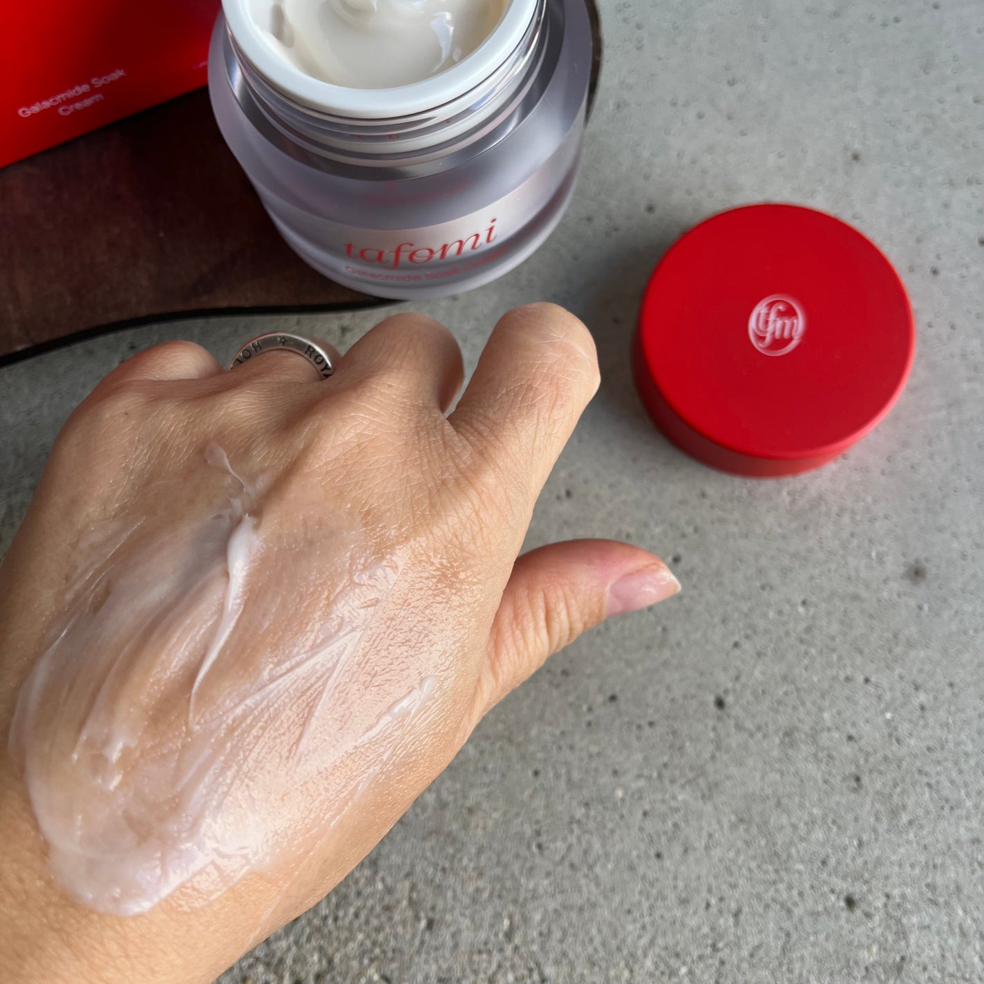 ガラマイドソーククリーム/TAFOMI/フェイスクリームを使ったクチコミ(3枚目)