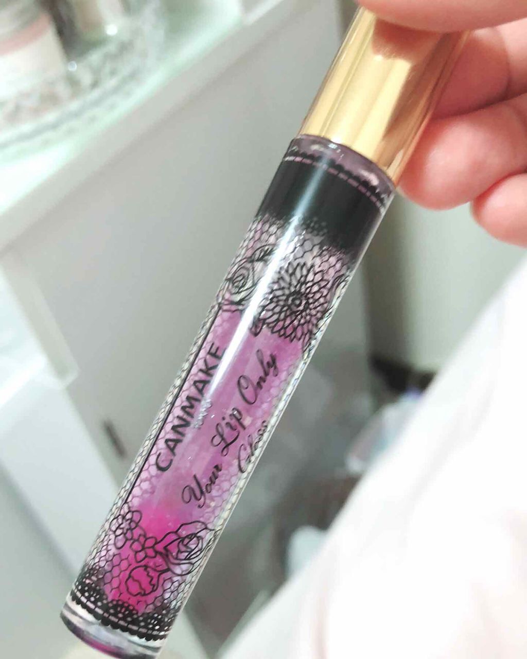 ユアリップオンリーグロス 03 クリア＆高発色/キャンメイク/リップグロスを使ったクチコミ（1枚目）