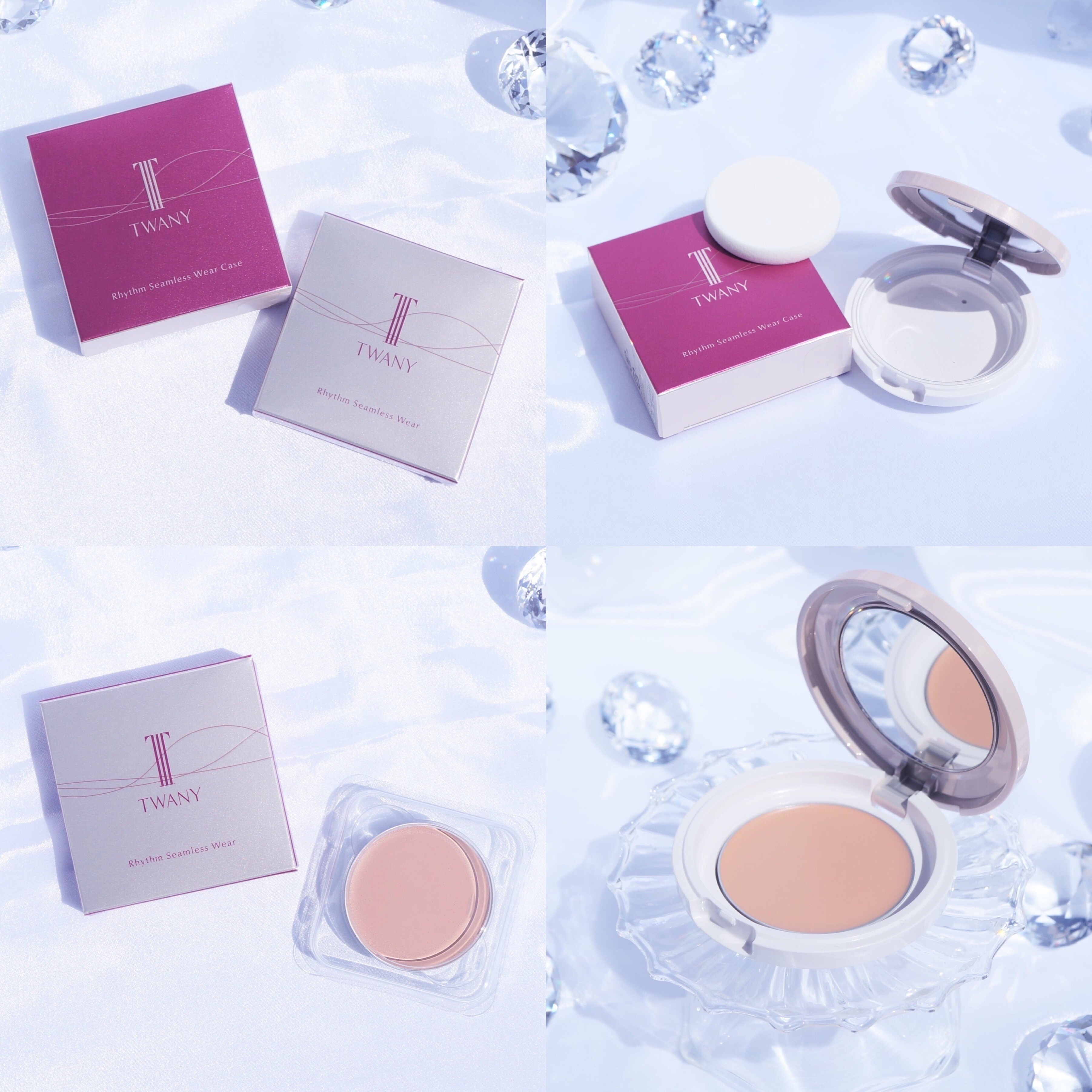 リズムシームレスウェア 01 ライトベージュ/TWANY/化粧下地を使ったクチコミ（3枚目）