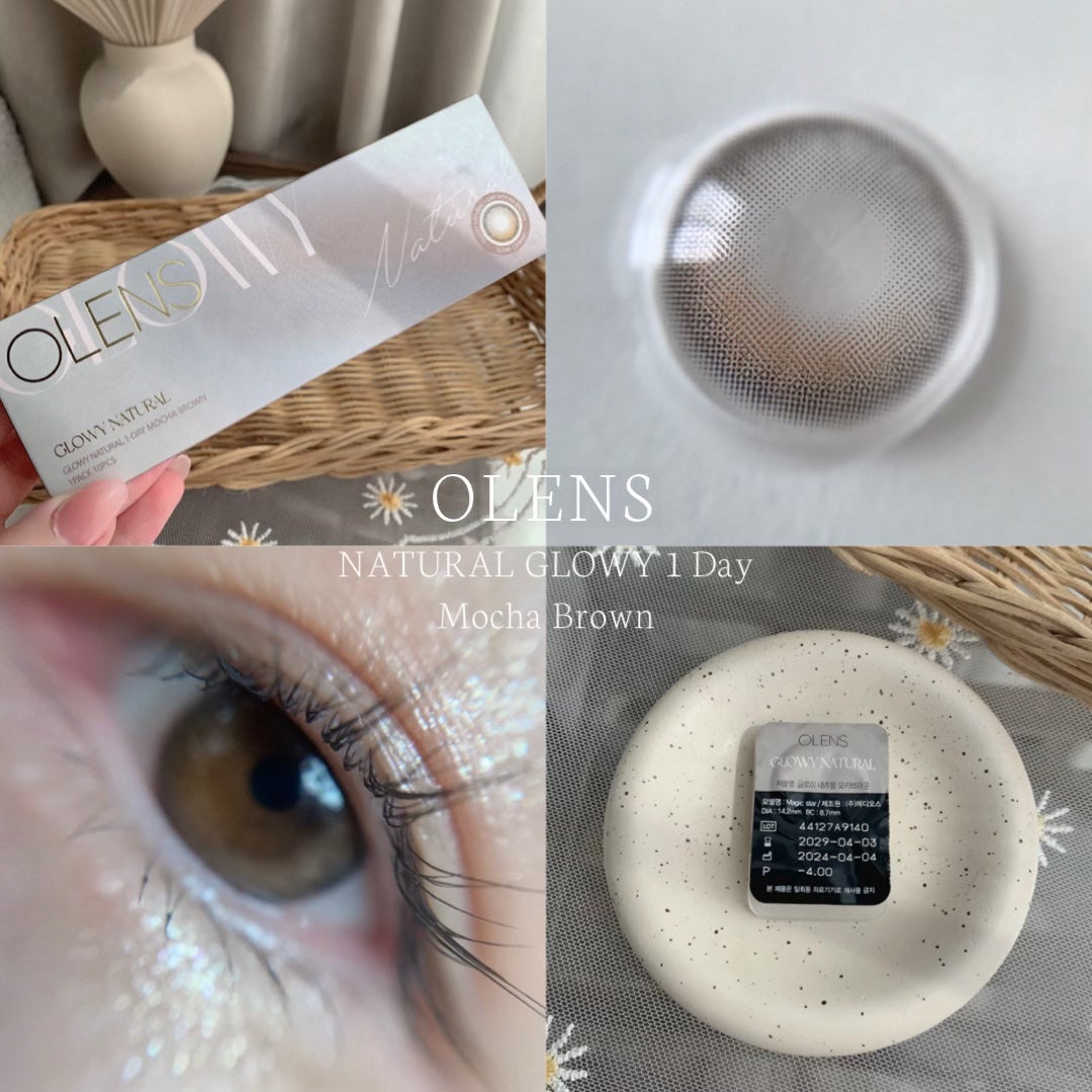Glowy Natural 1Day/OLENS/カラーコンタクトレンズを使ったクチコミ(1枚目)