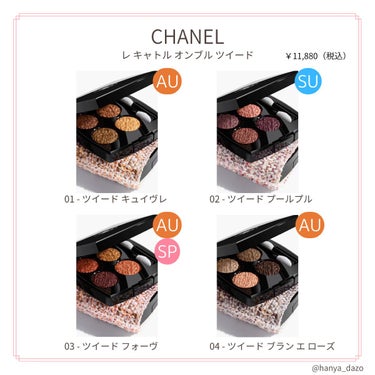 レ キャトル オンブル ツイード/CHANEL/アイシャドウパレットを使ったクチコミ（1枚目）