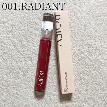 LIP PLUMPER GLAZE TINT/ROJEV/口紅を使ったクチコミ（2枚目）