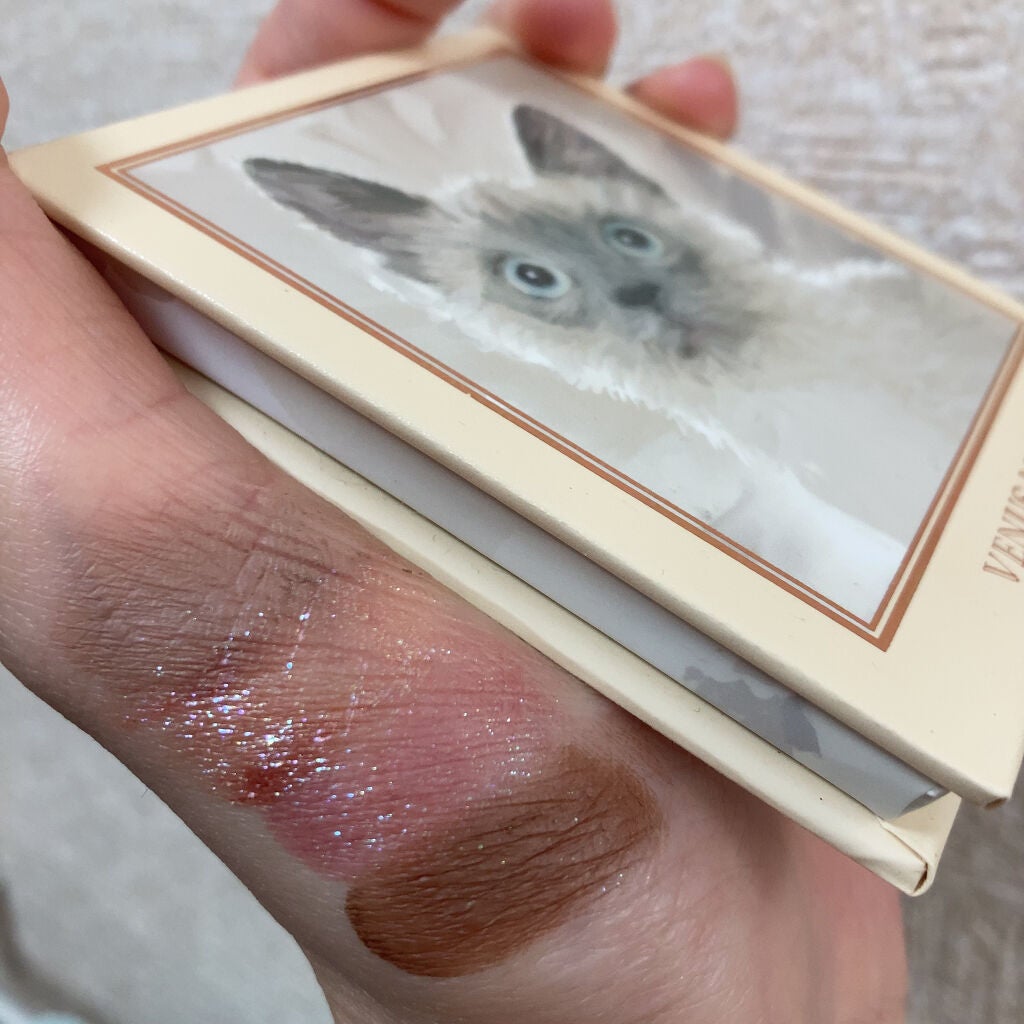 Venus Marble アイシャドウキャットシリーズ/Venus Marble/アイシャドウパレットを使ったクチコミ(4枚目)