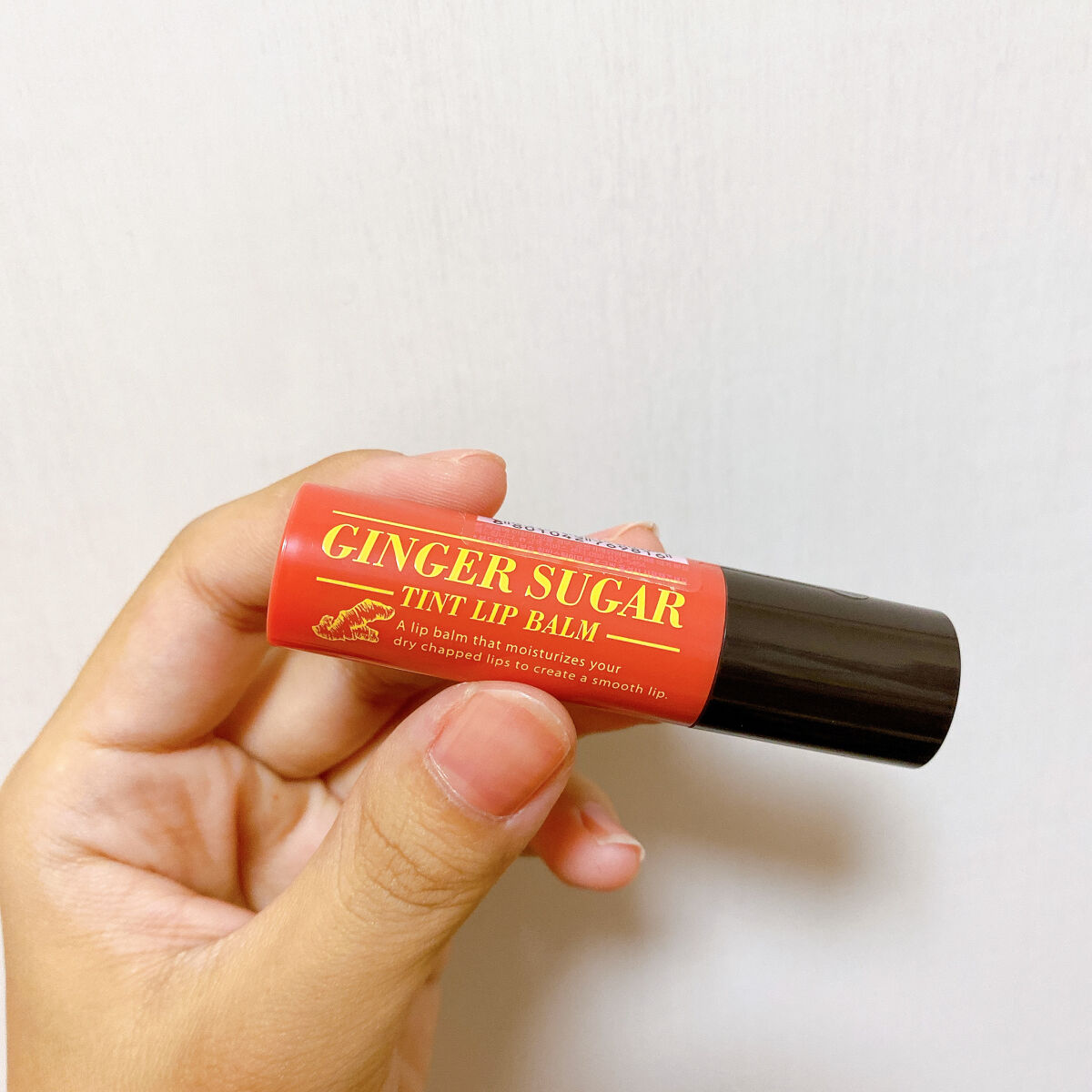 ジンジャーシュガー ティントリップバーム/ARITAUM/リップティントを使ったクチコミ（2枚目）