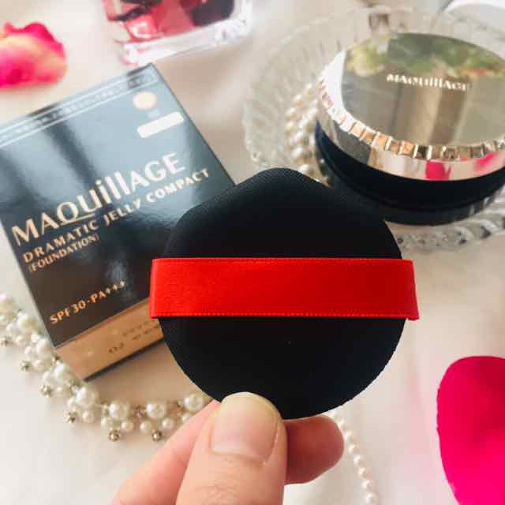 ドラマティックジェリーコンパクト/マキアージュ/クッションファンデーションを使ったクチコミ(2枚目)