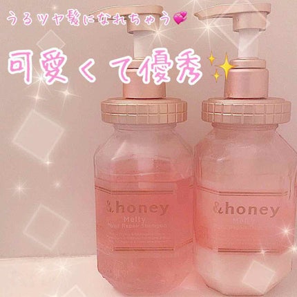 &honey Melty モイストリペア シャンプー1.0/モイストリペア ヘアトリートメント2.0/&honey/市販シャンプーを使ったクチコミ(1枚目)
