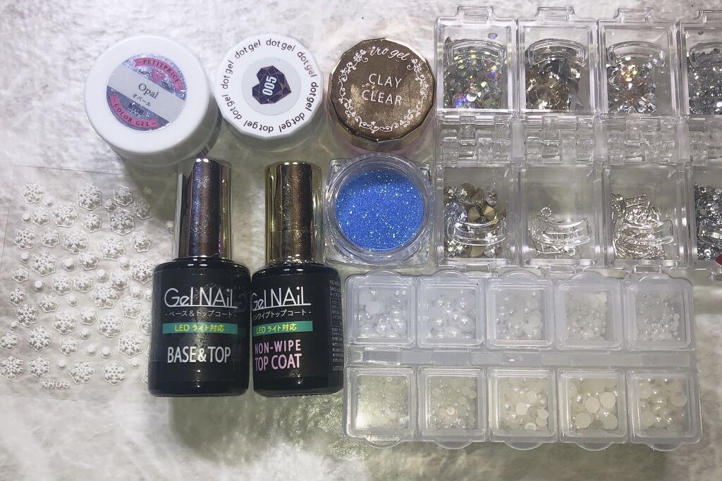 ジェルネイル（ライト対応）/セリア/ジェルネイルを使ったクチコミ（3枚目）