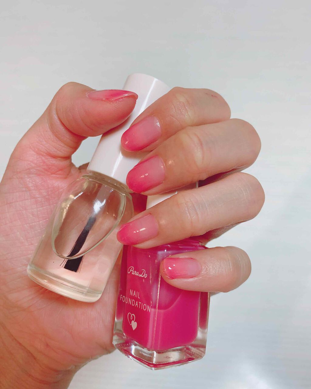 ネイルファンデーション/パラドゥ/マニキュアを使ったクチコミ(1枚目)