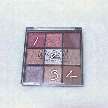 UR GLAM　BLOOMING EYE COLOR PALETTE/U R GLAM/アイシャドウパレットを使ったクチコミ（2枚目）