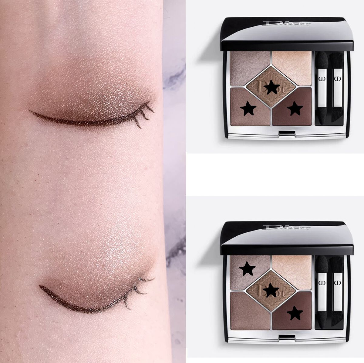 Dior アイシャドウパレット ブラウン系　ソフトカシミヤ Dior アイシャドウパレット ブラウン系 ソフトカシミヤ ブラウンアイ