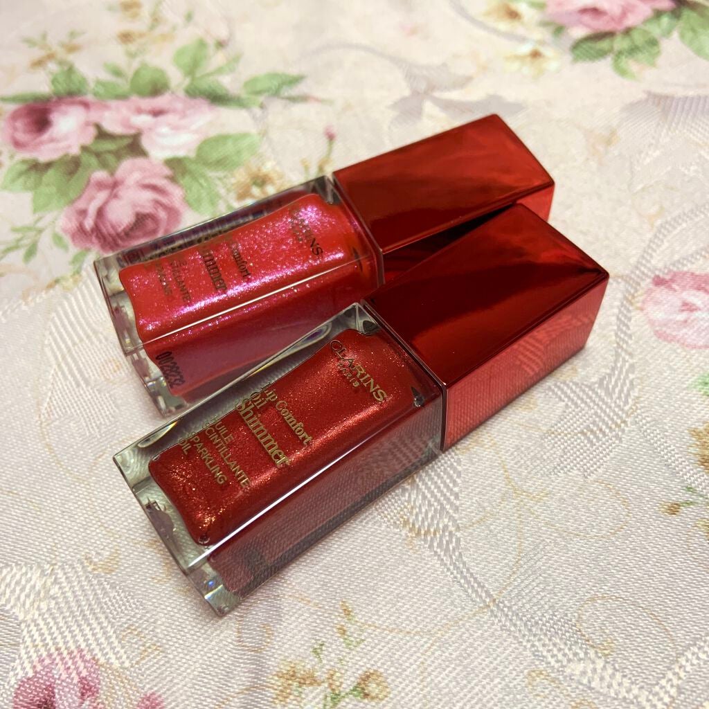 コンフォート リップオイル シマー/CLARINS/リップグロスを使ったクチコミ(1枚目)