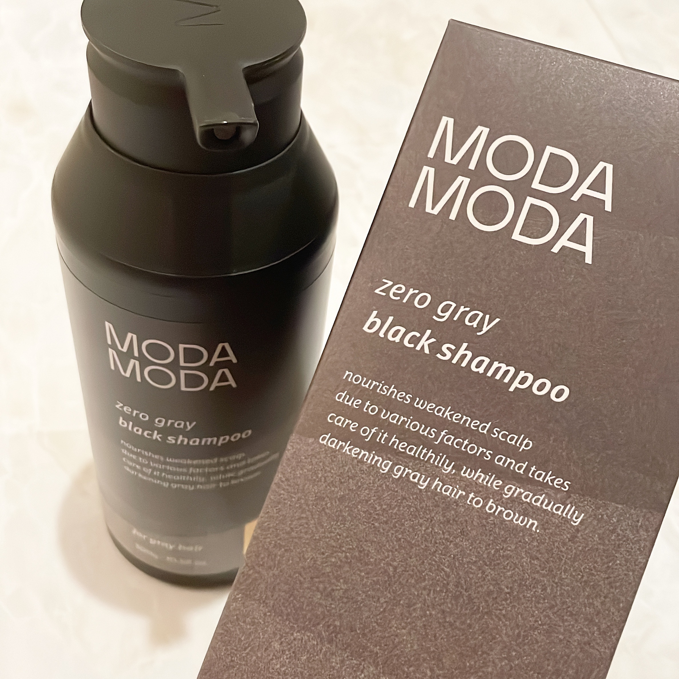 モダモダゼログレイシャンプー/MODAMODA/市販シャンプーを使ったクチコミ（3枚目）