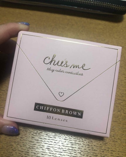 Chu's me 1day/Chu's me/ワンデー(1DAY)カラコンを使ったクチコミ(1枚目)