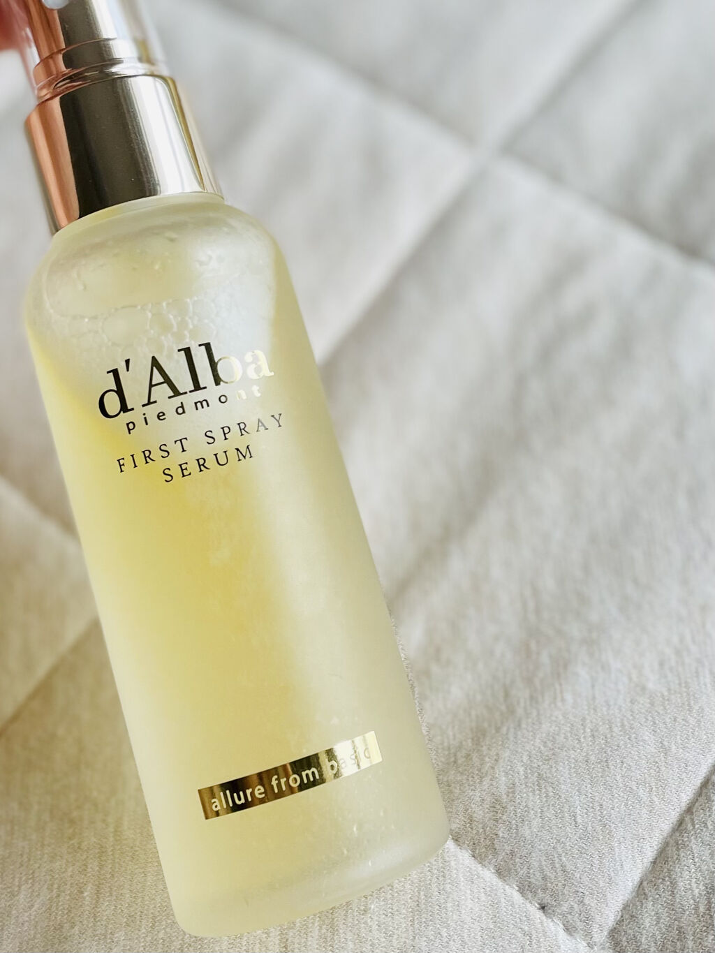 ダルバ ホワイトトリュフファーストスプレーセラム/ダルバ/ミスト状化粧水を使ったクチコミ（2枚目）