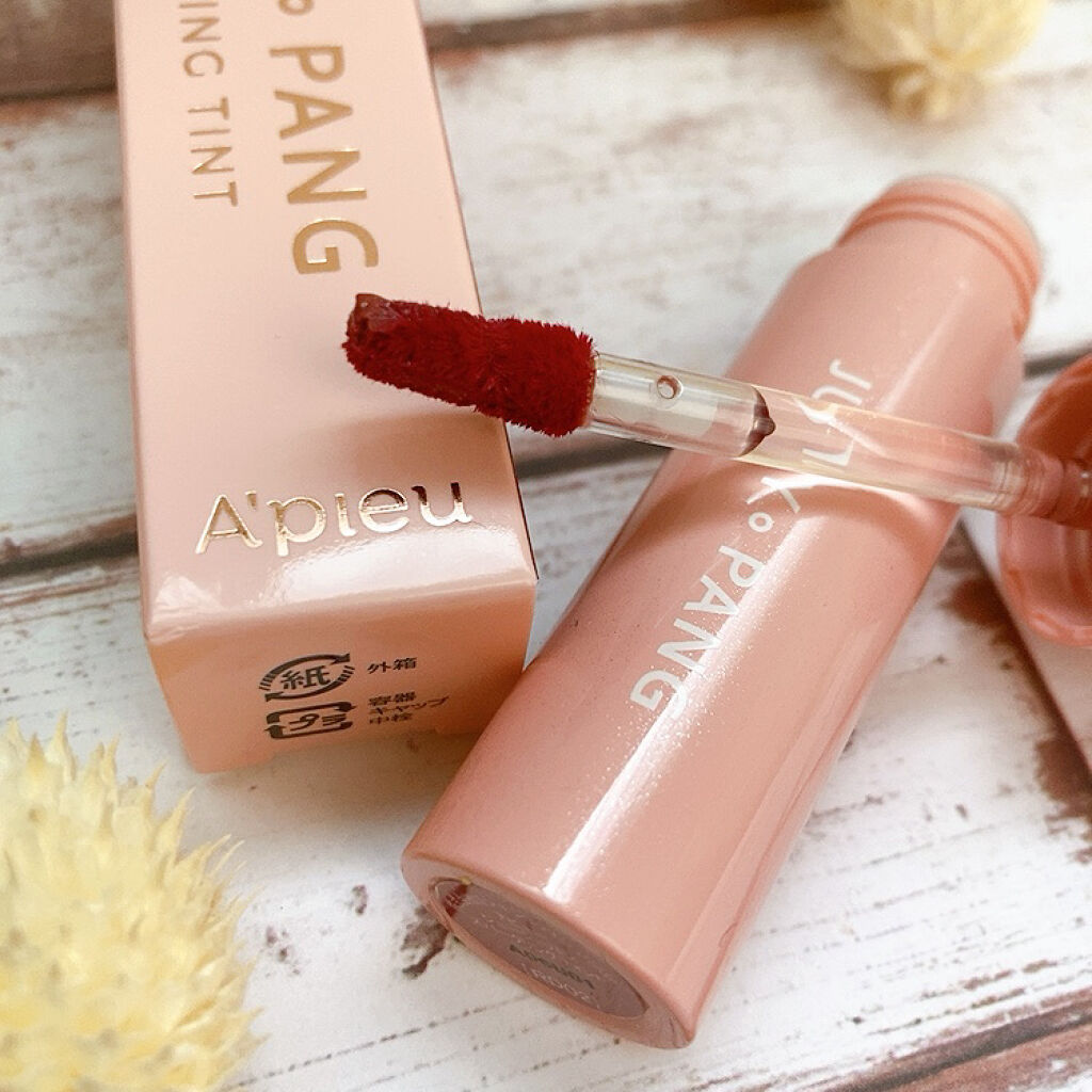 アピュー ジューシーパン スパークリングティント/A’pieu/口紅を使ったクチコミ（2枚目）