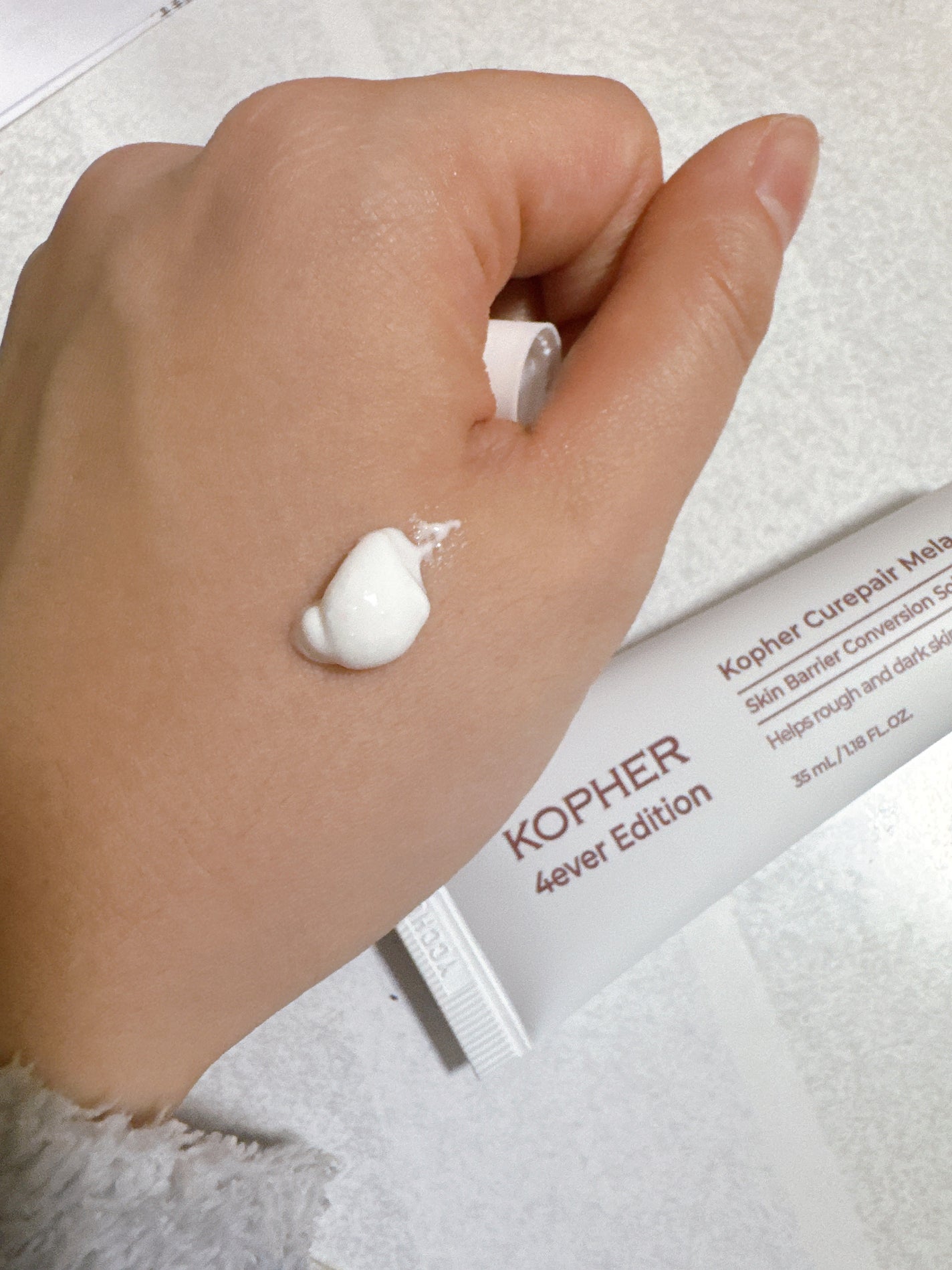 CUREPAIR MELA CREAM /KOPHER/フェイスクリームを使ったクチコミ(3枚目)