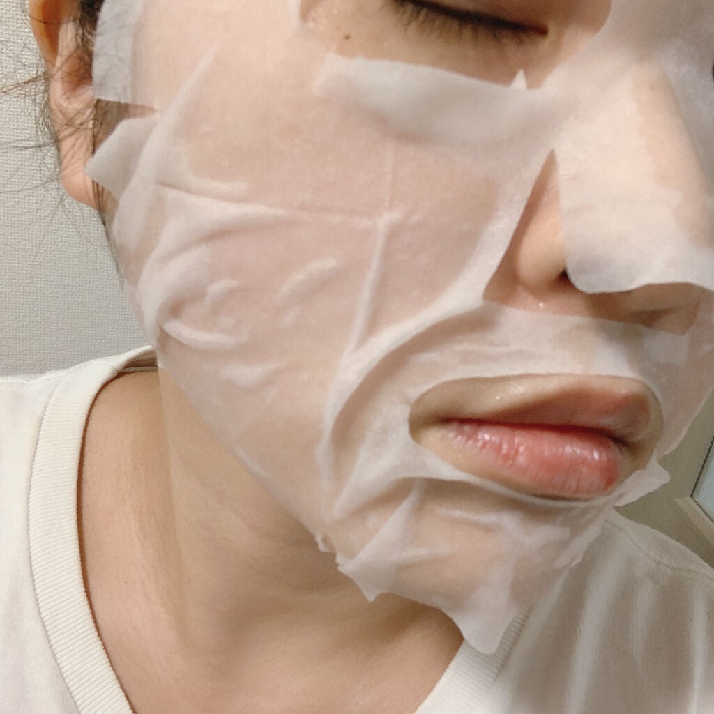 フェイシャルマスク 高保湿タイプ/matsukiyo/シートマスク・パックを使ったクチコミ(5枚目)