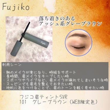 眉ティントSVR 101 グレーブラウン/Fujiko/眉ティントの画像